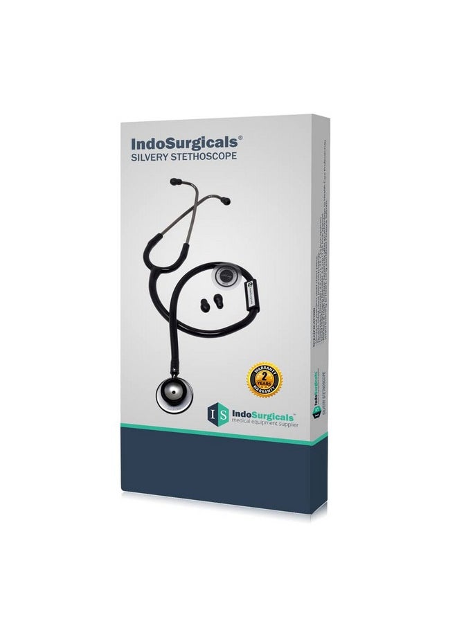 آي إس إندوسيرجيكالز - سماعة الطبيب الفضية IS Indosurgicals (زرقاء) - Image 1