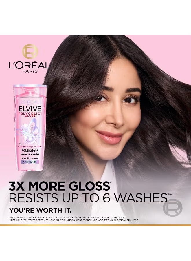 L'OREAL PARIS Loreal Paris Elvive Glycolic Gloss  Shampoo For Dull ,Porous Hair 200Ml - Image 5