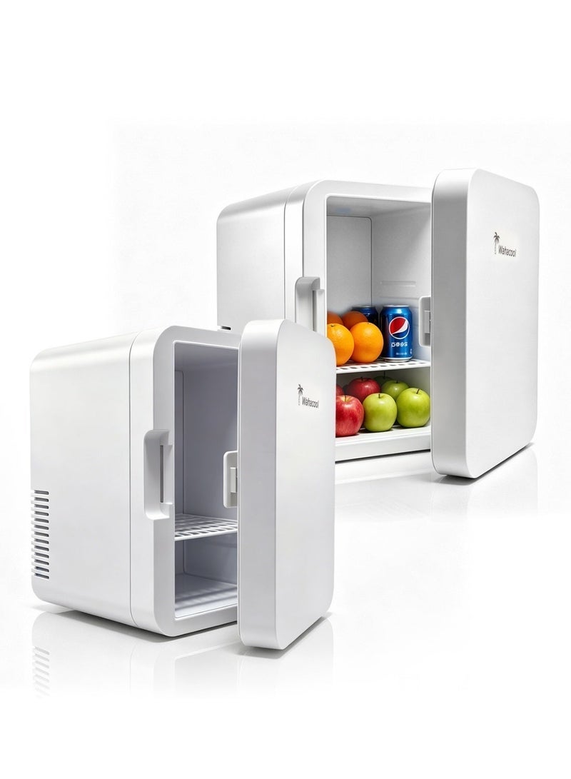 Wahacool 6L Portable Mini Fridge - Dual Cooling/Warming for Skincare, Cosmetics, Drinks & Breastmilk Storage, Ultra-Quiet, Lightweight, AC/DC - Ideal for Car Use & Women's Gift - Image 1