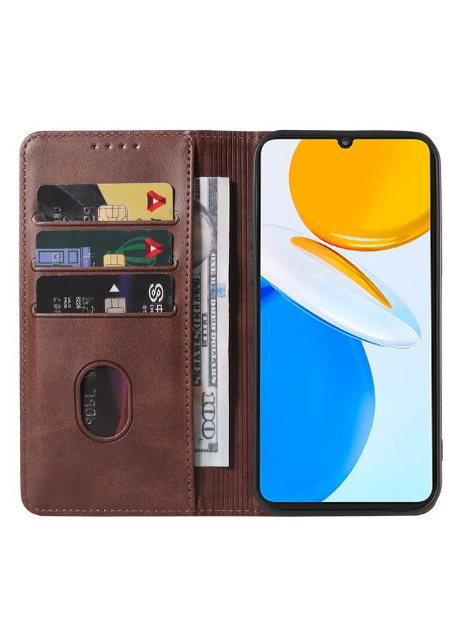 زبون جراب هاتف Honor X7 من الجلد بإغلاق مغناطيسي - Image 3