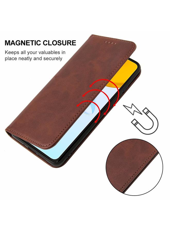 زبون جراب هاتف Honor X7 من الجلد بإغلاق مغناطيسي - Image 5