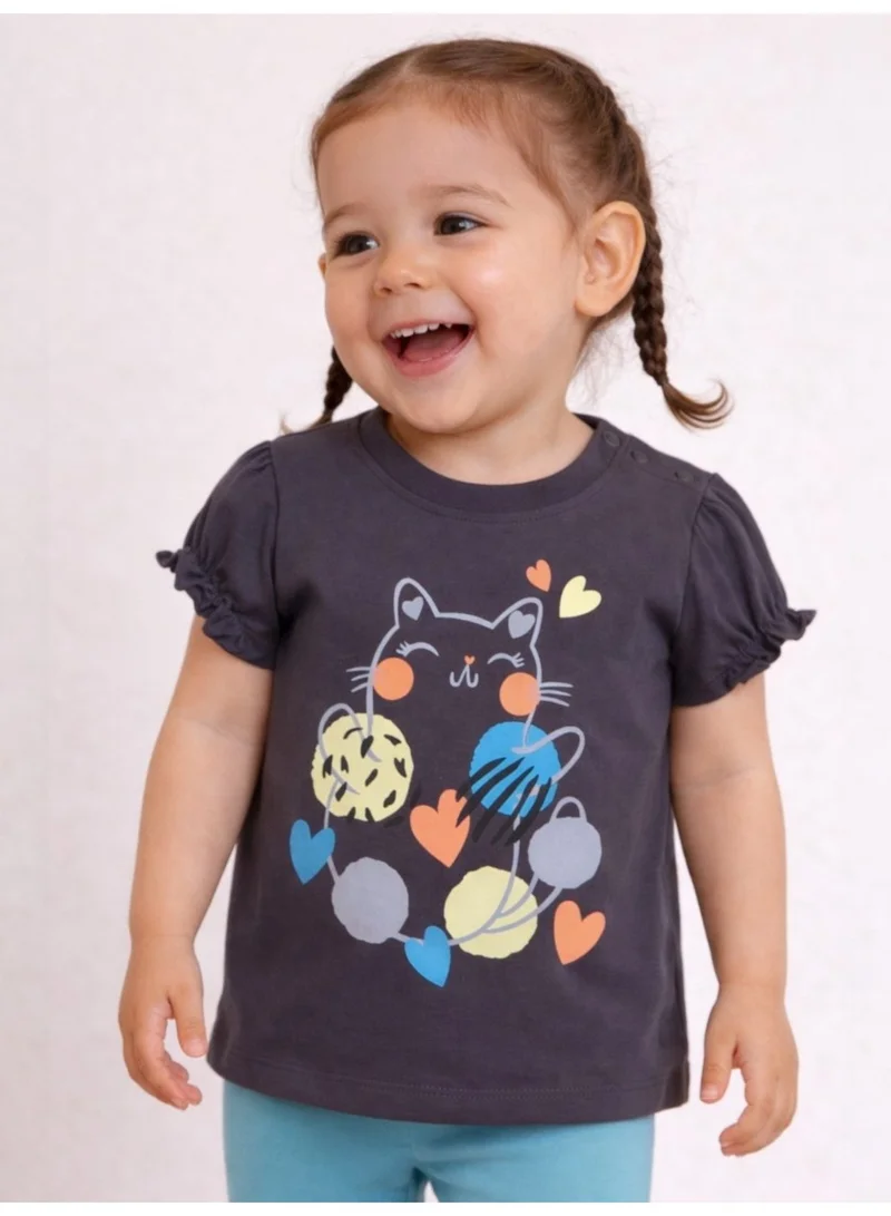 Victor And Jane Cotton Girls’ Multipack (2 Pack) – Graphic T-Shirts & Leggings Set (Basic Fit) for Women | Best Price UAE