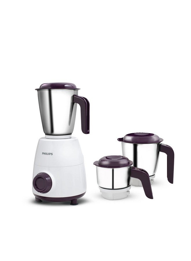 Philips PHILIPS HL7505 500W Mixer Grinder (White and Purple)  - Image 1