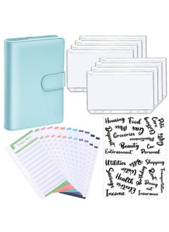 Generic A6 Loose-Leaf Folder Hand Account Book Macaron Notebook Leather PU6 Hole Loose-Leaf Book Cash Budget Book  - Image 1