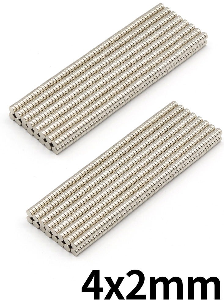 100pcs Super Powerful Neodymium Magnet Round 0.16X0.08 inch N35 Strong Permanent Magnetic Small NdFeB Refrigerator Magnets 4x2mm  - Image 1