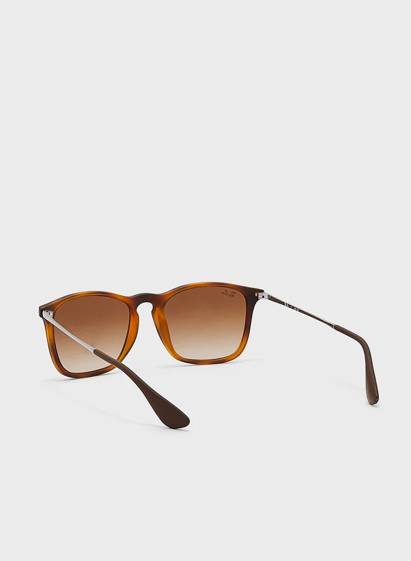 Ray-Ban 0Rb4187 Chris Square Sunglasses