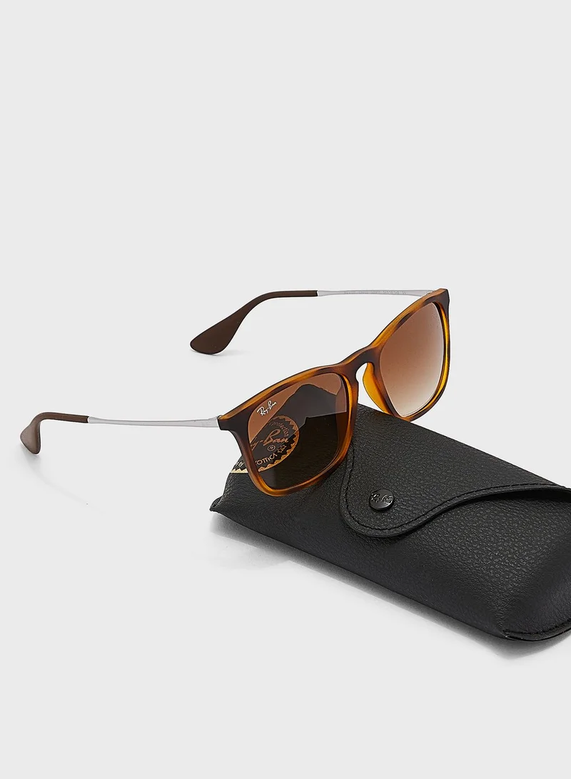 Ray-Ban 0Rb4187 Chris Square Sunglasses