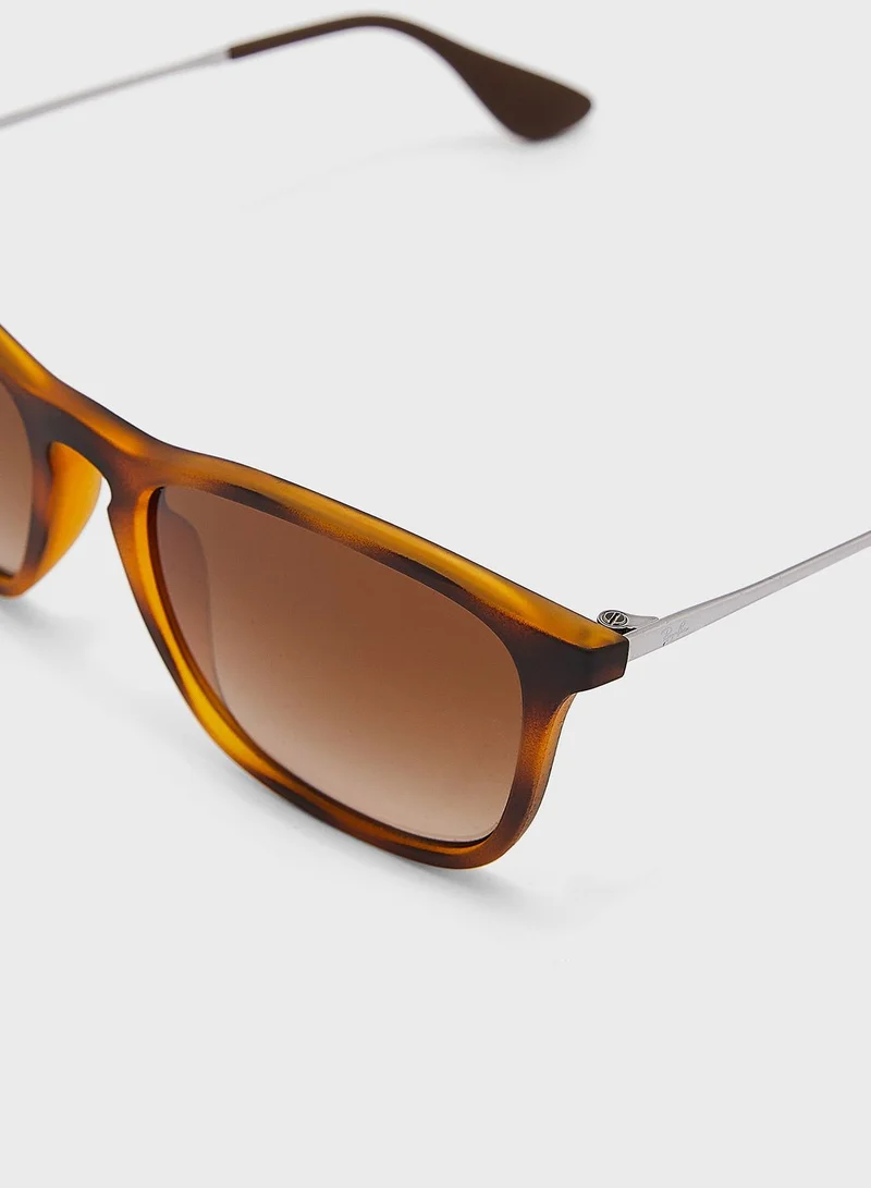 Ray-Ban 0Rb4187 Chris Square Sunglasses