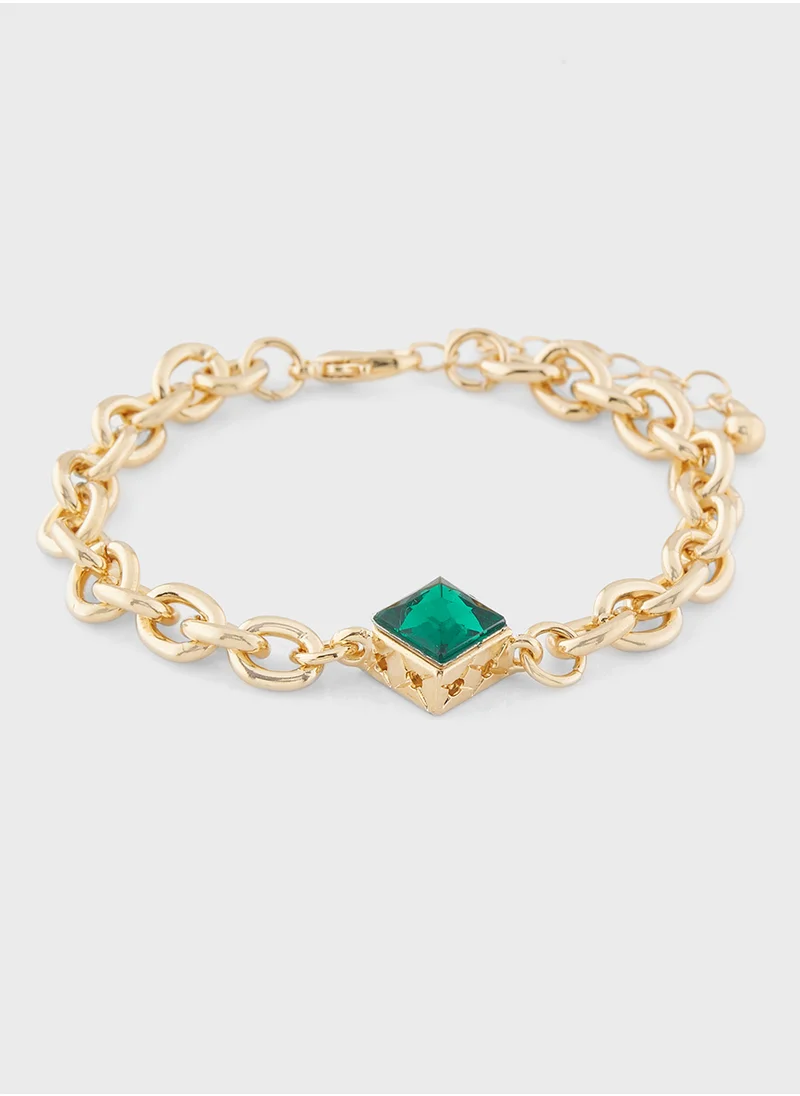ايلا 3 Pack Mix Chain Pearl Bracelet