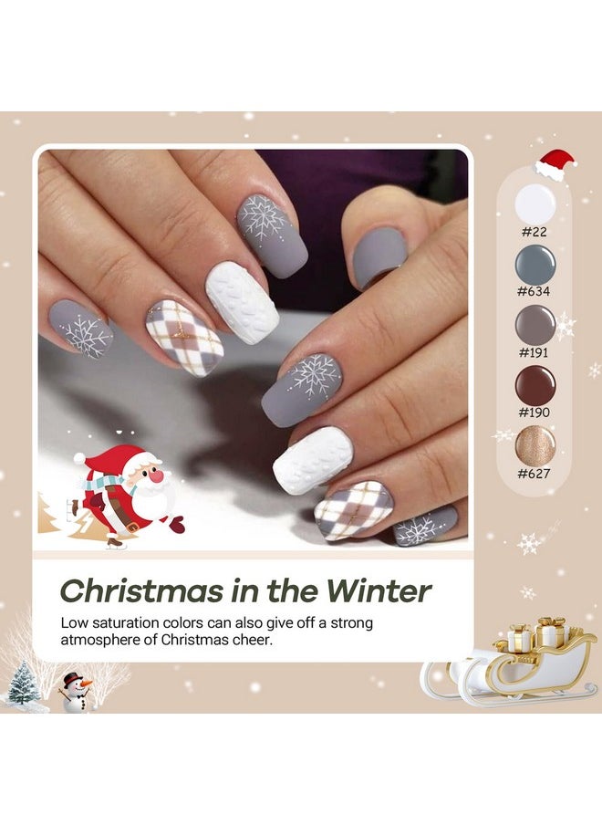 AZUREBEAUTY Dip Powder Nail Kit Starter 20 Colors Glitter Dark Green Grey Purple Fall Winter 31 Pcs Dip Powder Liquid Set With Top/Base Coat Activator For French Nails Art Manicure Diy Salon Gift  - Image 2