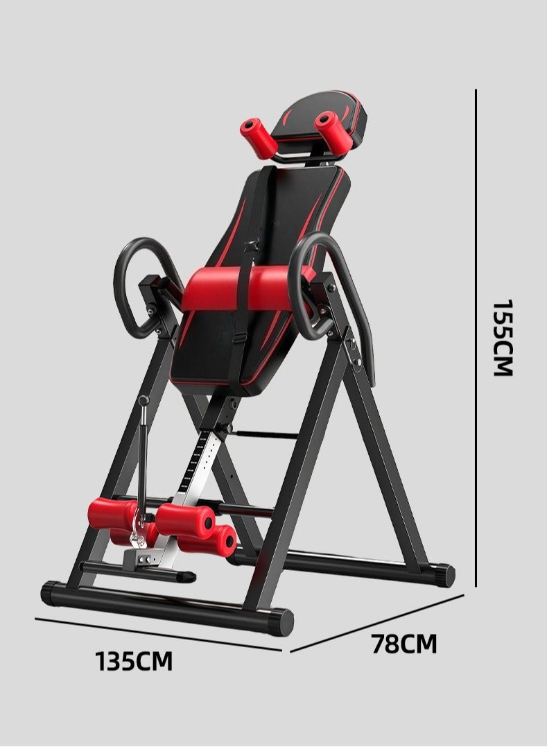 Home Fitness Equipment,Inverted Table,Parts Inversion Table Back Therapy Fitness Back Pain Relief, Adjustable Folding Therapy Back Inversion Table for Home Exercise - Image 2