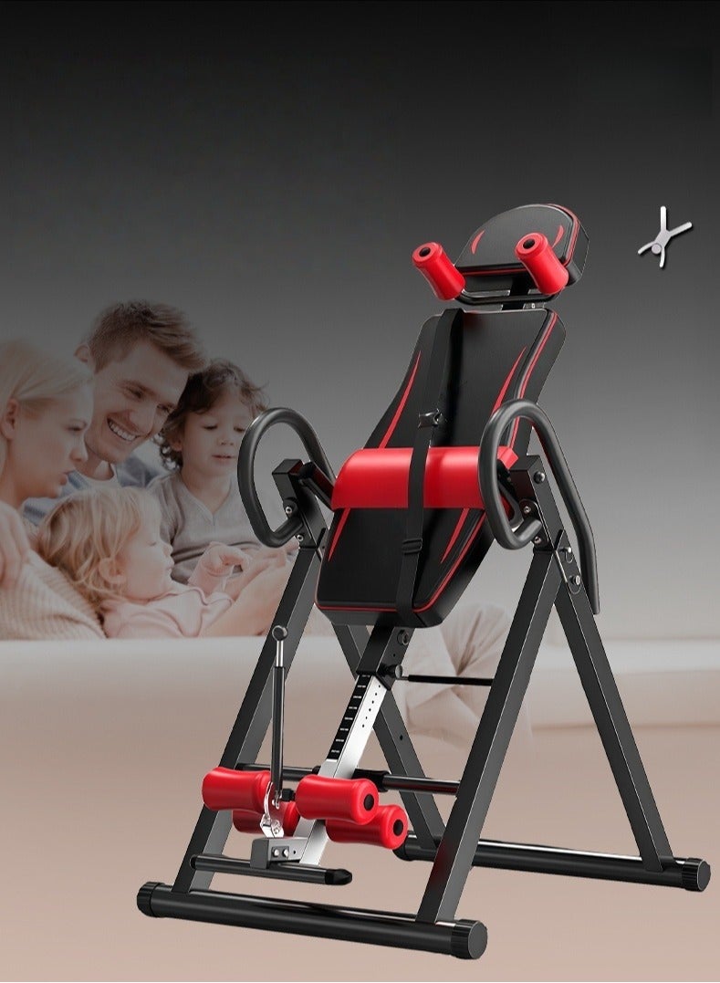 Home Fitness Equipment,Inverted Table,Parts Inversion Table Back Therapy Fitness Back Pain Relief, Adjustable Folding Therapy Back Inversion Table for Home Exercise - Image 3
