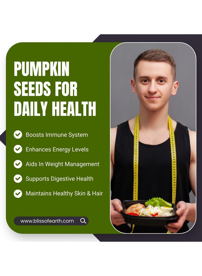 Dehulled Pumpkin & Watermelon Seeds Combo for Weight Loss, Plant-Based Seeds for Eating, Smoothies & Baking High Protein Superfood Melon & Pumpkin Seed Fiber & Omega-3 Rich – 200g Each