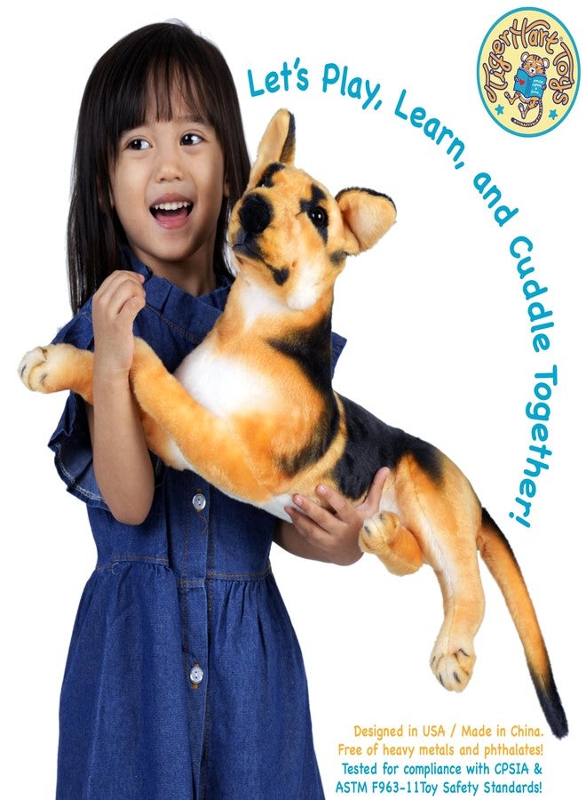 TigerHart Hero The German Shepherd - 19 Inch Stuffed Animal Plush Dog - Image 5