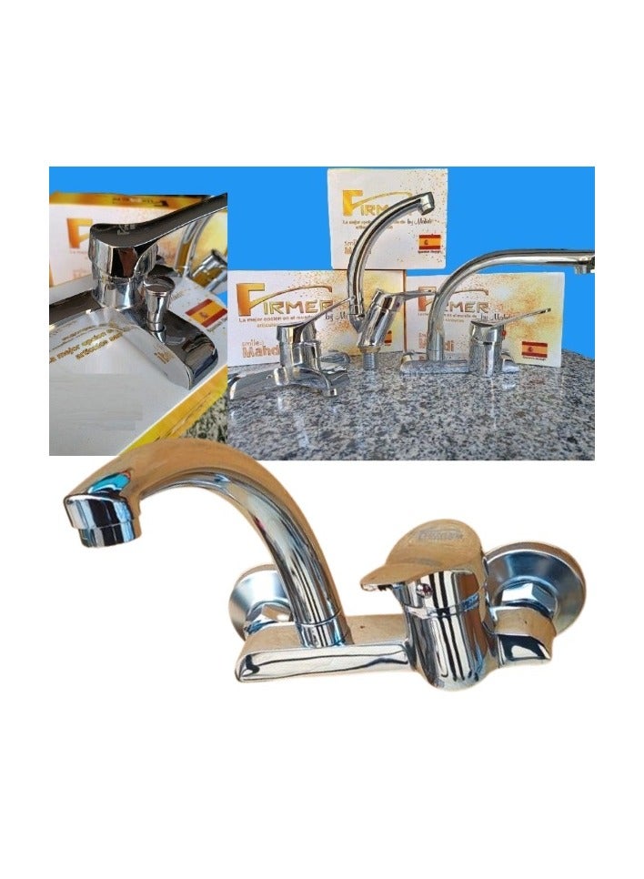 Mixer Set 3 Pieces Bathtub Mixer And Basin Mixer Wash And Kitchen Mixer / Italian - Image 3