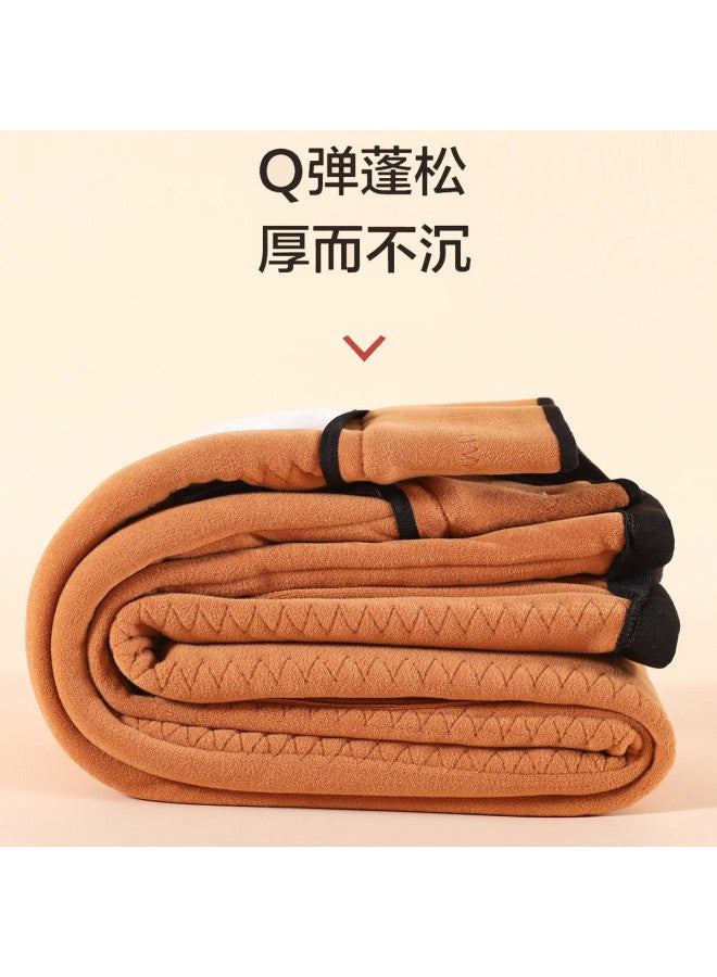 Modal Camel Hair Leggings For Women, Autumn And Winter, Mom'S Outdoor Wear, Cotton-Padded, Extra Thick, Northeast Special Thick, Integrated Fleece Thermal Pants, Cotton Pants For Women - Image 5