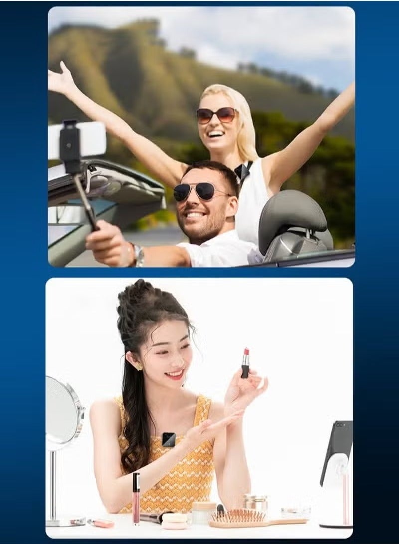 ميكروفون لافالير لاسلكي لتسجيل الفيديو المحمول 2.4G ميكروفون صغير - Image 5