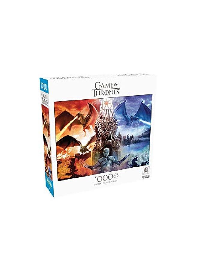 Buffalo Games - Game Of Thrones: Fire And Ice - 1000 Piece Jigsaw Puzzle - Image 1