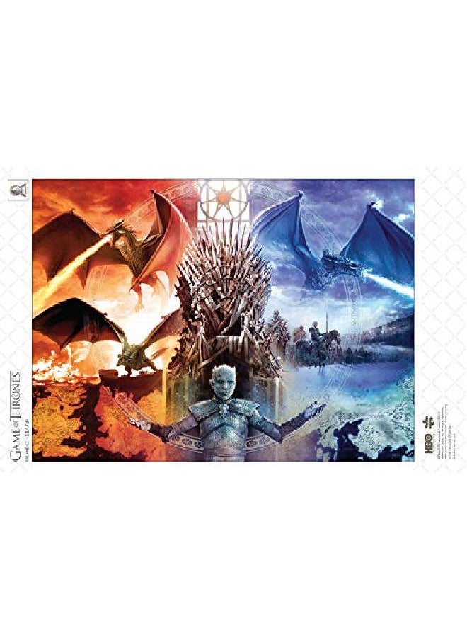 Buffalo Games - Game Of Thrones: Fire And Ice - 1000 Piece Jigsaw Puzzle - Image 1