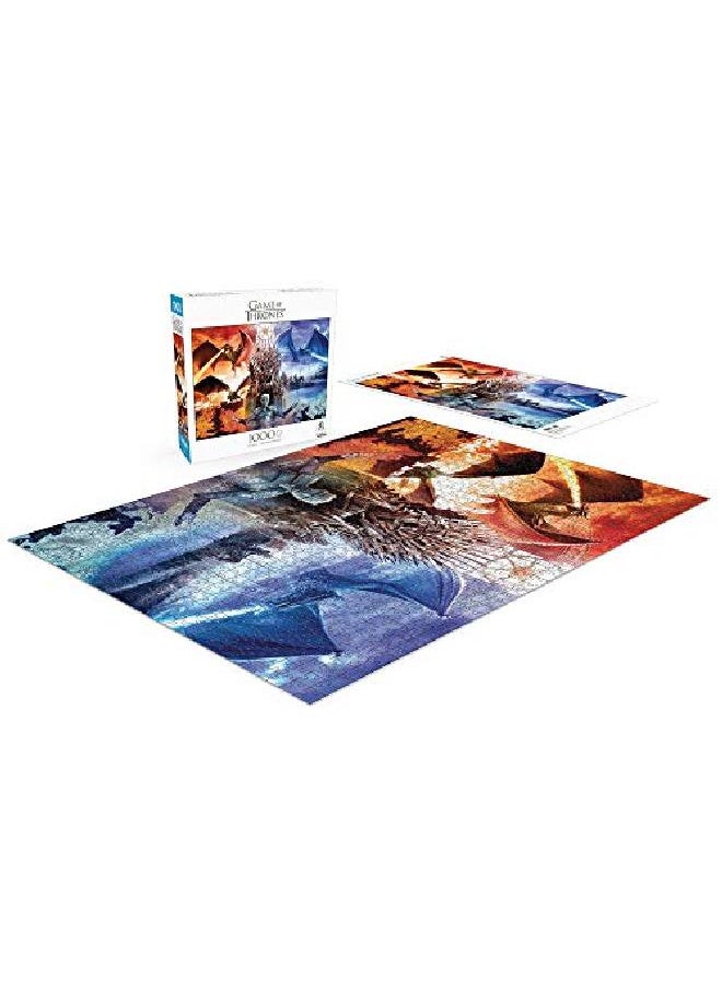 Buffalo Games - Game Of Thrones: Fire And Ice - 1000 Piece Jigsaw Puzzle - Image 1