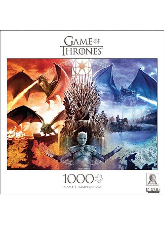 Buffalo Games - Game Of Thrones: Fire And Ice - 1000 Piece Jigsaw Puzzle - Image 1
