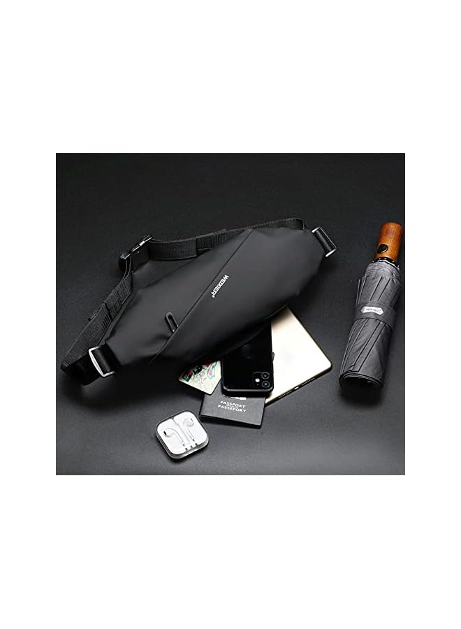 IAF Men's Waist Bag Crossbody Bag Running Multifunctional Chest Bag Sports Casual Single Shoulder Bag Waterproof Shoulder Backpack Bike Sports Bag - Image 3