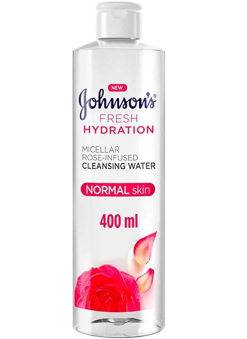 Johnson & Johnson - Johnson's Fresh Hydration Micellar Face Cleanser Jelly For Normal Skin 400 Ml - Image 1