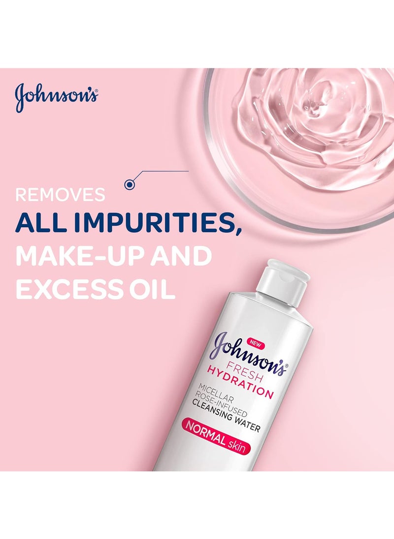 Johnson & Johnson - Johnson's Fresh Hydration Micellar Face Cleanser Jelly For Normal Skin 400 Ml - Image 1