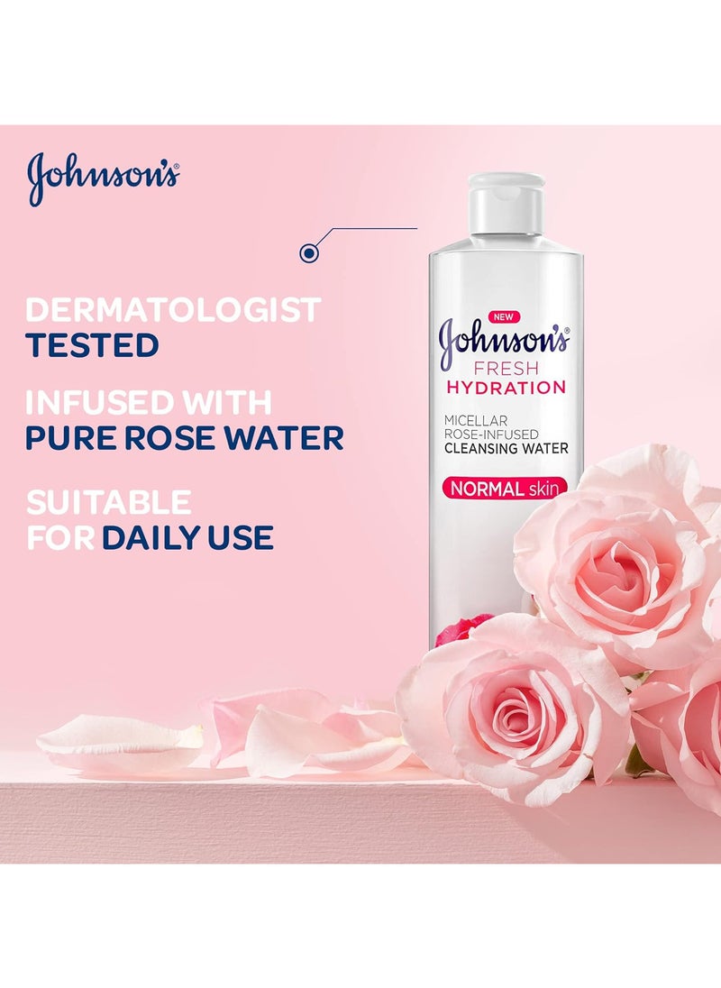 Johnson & Johnson - Johnson's Fresh Hydration Micellar Face Cleanser Jelly For Normal Skin 400 Ml - Image 1