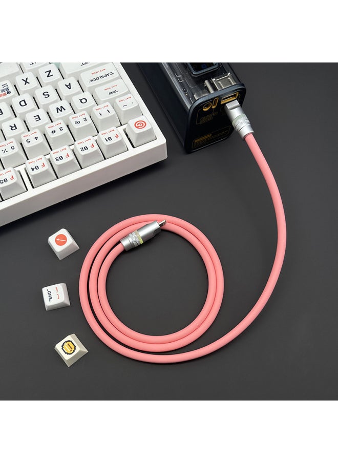 Generic - Luminous Super Soft Silicone Data Cable For Apple For Iphone15 For Huawei For Xiaomi Mobile Phone Super Fast Charging Wholesale-Color:2 M USB To For Iphone 12W-Model:Black (glowing Head) - Image 1