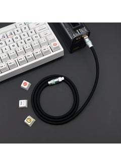 Luminous Super Soft Silicone Data Cable For Apple For Iphone15 For Huawei For Xiaomi Mobile Phone Super Fast Charging Wholesale-Color:2 M USB To For Iphone 12W-Model:Black (glowing Head)