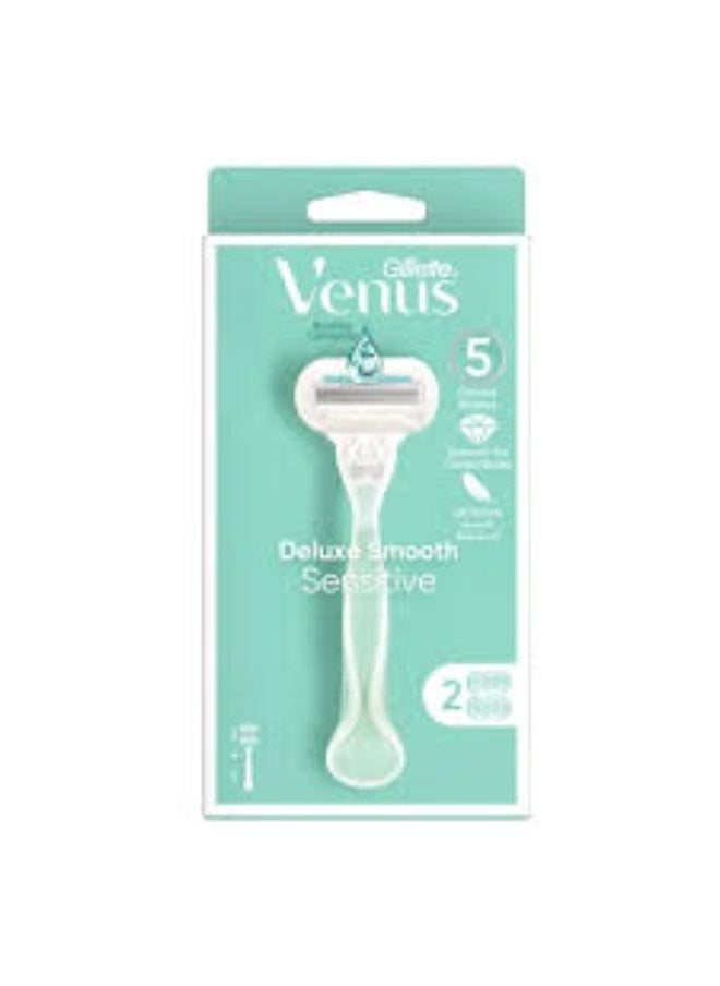 Gillette GILLETTE VENUS (5) BLADES DELUXE SMOOTH SENS 2PCS 