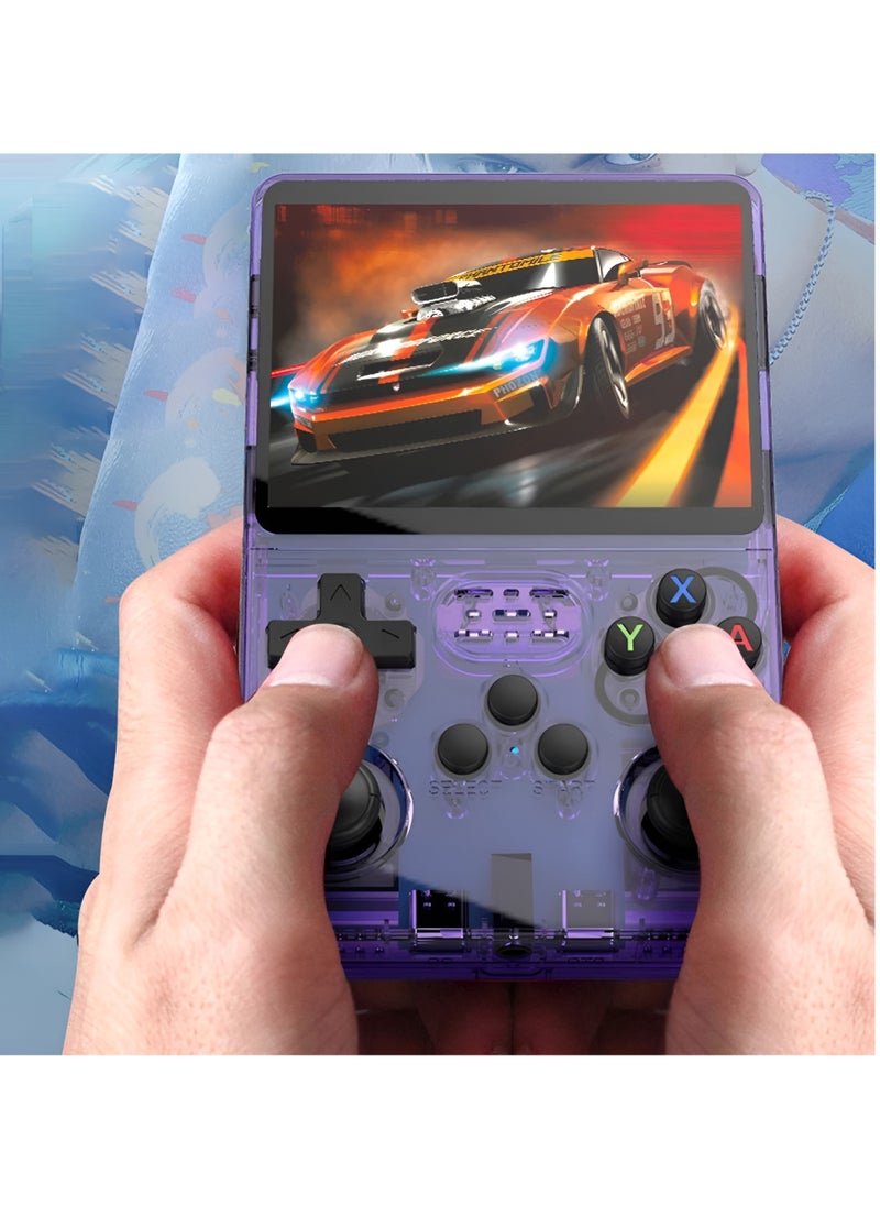 BORTONY - Retro Game Handheld Game Console R36S 3.5 inch IPS Handheld Emulator 64 GB Portable Video Games Consoles 3500mAH Battery Portable Style Preinstalled Hand Held Game Consoles System - Image 1