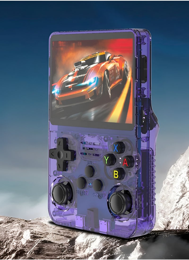 BORTONY - Retro Game Handheld Game Console R36S 3.5 inch IPS Handheld Emulator 64 GB Portable Video Games Consoles 3500mAH Battery Portable Style Preinstalled Hand Held Game Consoles System - Image 1