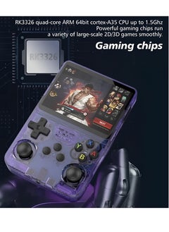 BORTONY Retro Game Handheld Game Console R36S 3.5 inch IPS Handheld Emulator 64 GB Portable Video Games Consoles 3500mAH Battery Portable Style Preinstalled Hand Held Game Consoles System  - Image 5