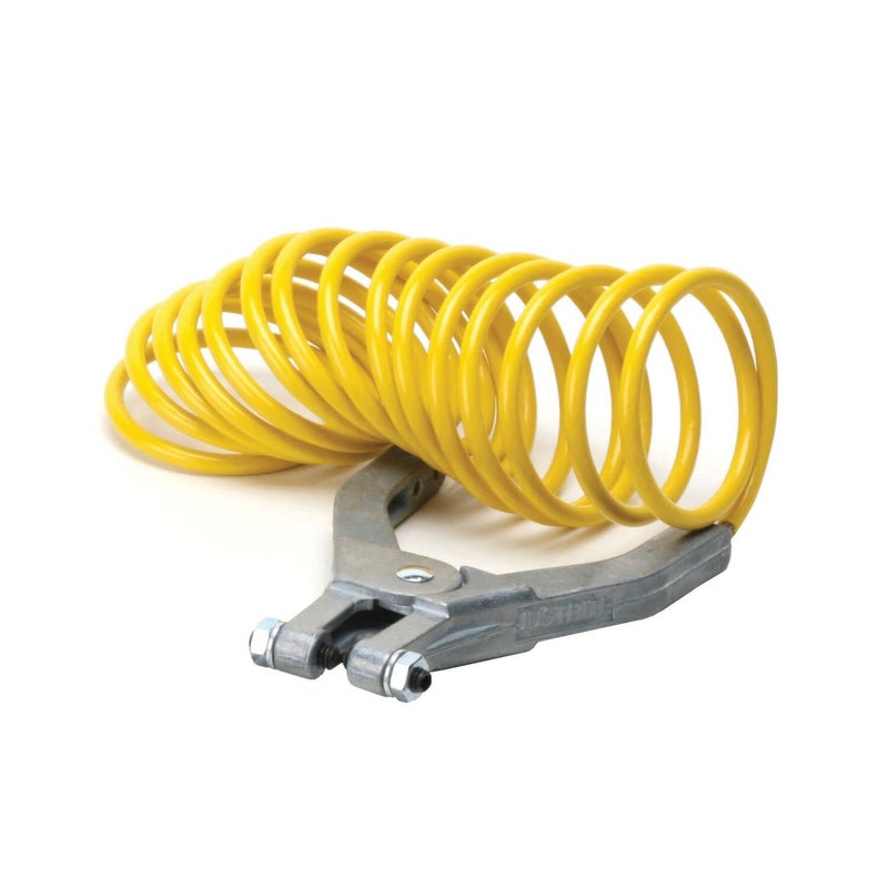 Justrite سلك تأريض معزول بطول 10' من جاسترايت 08497 مع مشبك يدوي و 1-4'' طرف - Image 2