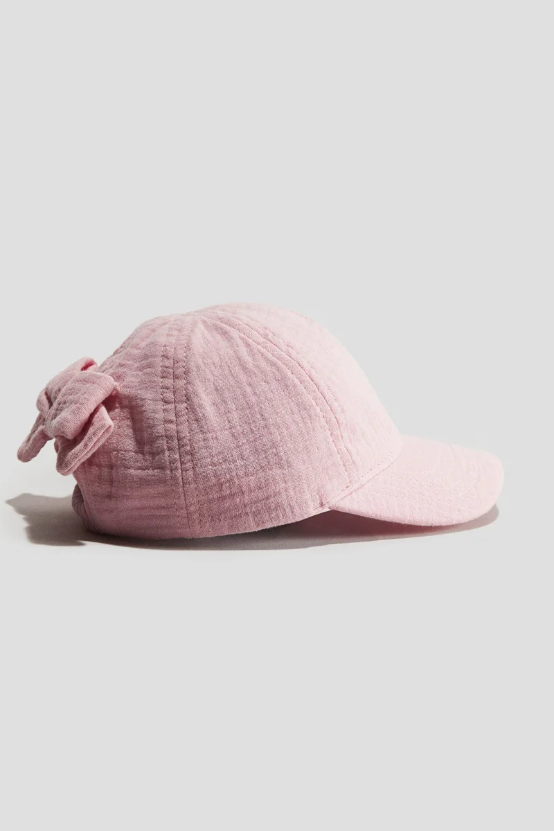 H&M Bow-detail muslin cap