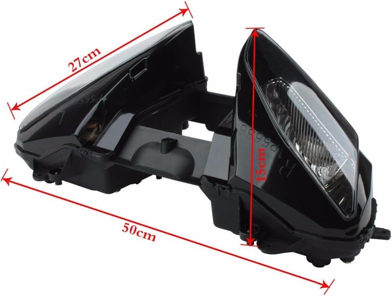 Yurefax Motorcycle Replacement Headlight for YZF R6 2006-2007 - Image 2