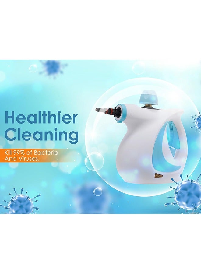 Handheld Steam Cleaner, Pressurized Multi-Purpose Steam Cleaner Fast Heating Time with Safety Lock and 9 Accessory, Chemical Free All Natural Steam Cleaner for Home, Upholstery, Car, Floor and Tile  - Image 2