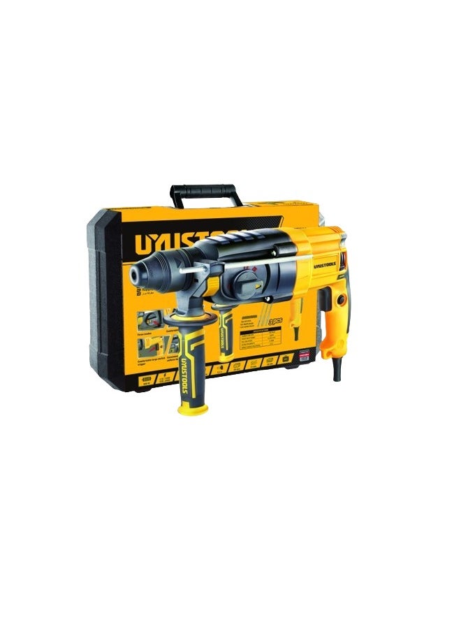 UYUSTOOLS ROTARY HAMMER DRILL 26MM 800W  - Image 1