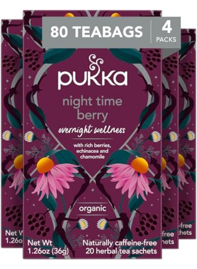Pukka Organic Herbal Tea Night Time Berry - Image 1