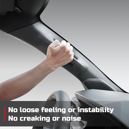 bgucar Driver Side A-Pillar Grab Handle for Toyota Tacoma Gen 4th (2024-2026), OEM-Style Texture, Matches Passenger Side, Sturdy & No Creaking Noise, Easy Installation - Image 5