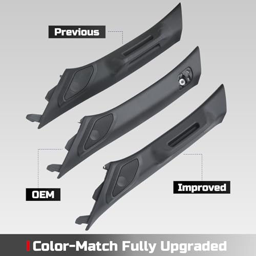 bgucar Driver Side A-Pillar Grab Handle for Toyota Tacoma Gen 4th (2024-2026), OEM-Style Texture, Matches Passenger Side, Sturdy & No Creaking Noise, Easy Installation - Image 2
