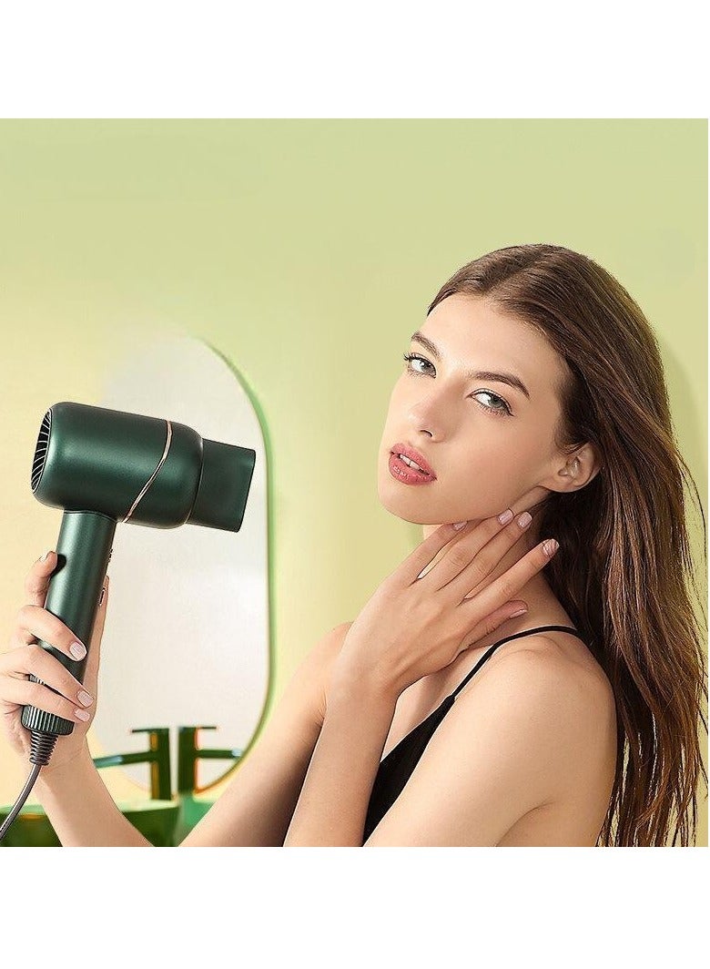 Arabest مجفف شعر، مجفف شعر محمول، مجفف شعر أيوني، مجفف شعر صغير الحجم للسفر، خفيف الوزن، سريع الجفاف - Image 2
