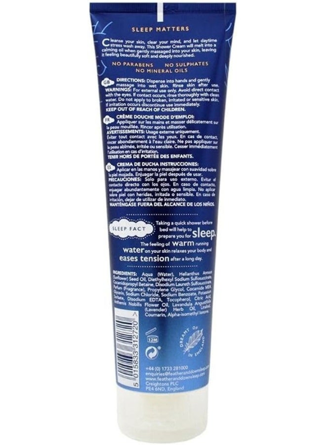 Feather & Down Sweet Dream Melting Shower Cream (250ml) - With Calming Lavender And Chamomile Essential Oils Cruelty Free Vegan Friendly Natural Extracts - Image 2