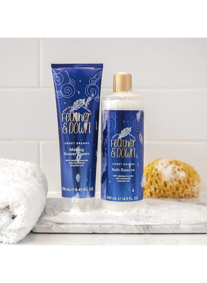 Feather & Down Sweet Dream Melting Shower Cream (250ml) - With Calming Lavender And Chamomile Essential Oils Cruelty Free Vegan Friendly Natural Extracts - Image 4