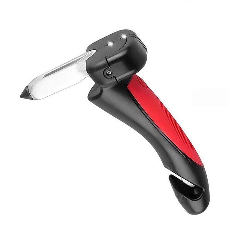 DITCAFOS Car Cane Mobility Aid Standing Support Handle Portable Grab Bar for Physically Challenged Old People to Hold & Seat Vehicle Emergency Escape Tools with Window Breaker & Seat Belt Cutter - Image 1