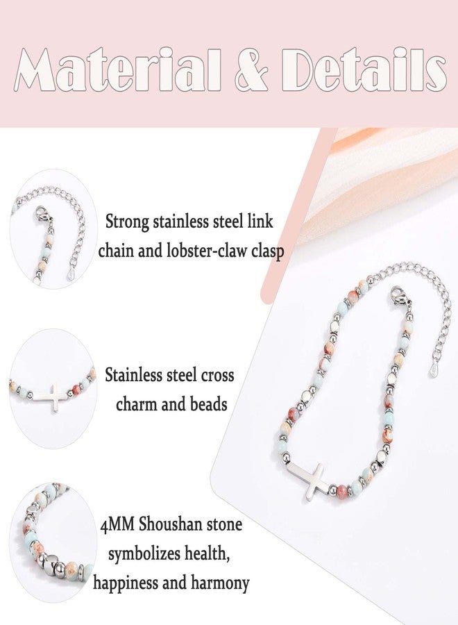 FIEEFX 18th Birthday Gifts for Girls, 18 Year Old Girl Birthday Gifts, Cross Bracelet Happy 18th Birthday Decorations for Girls Daughter Sister Granddaughter Niece with Card - Image 3