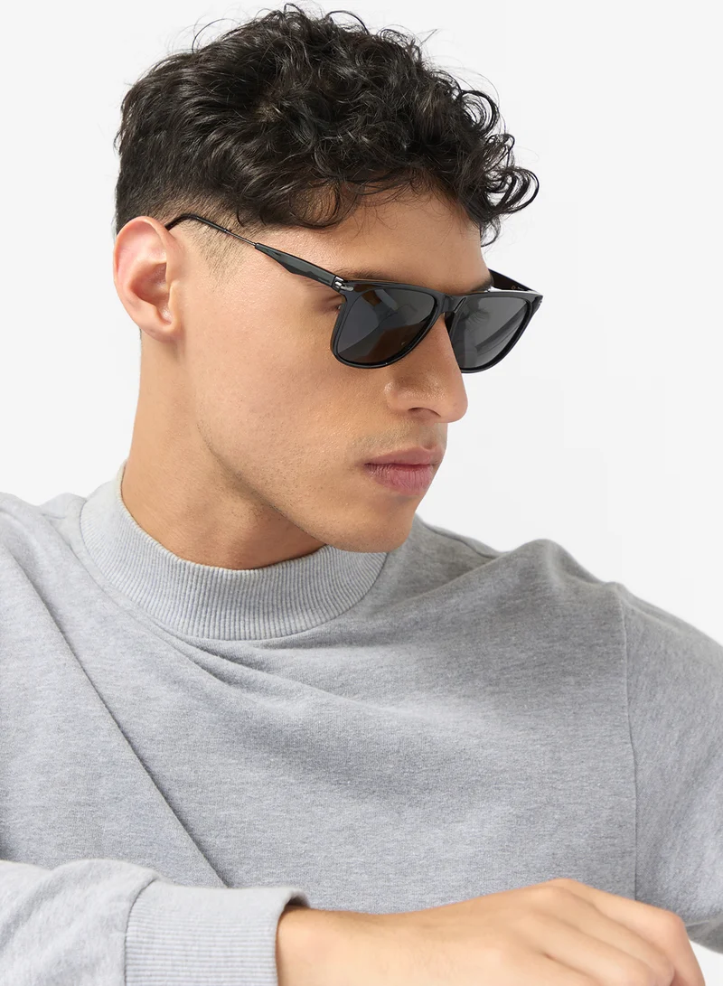 Seventy Five Polarized Lens Wayfarer Sunglasses