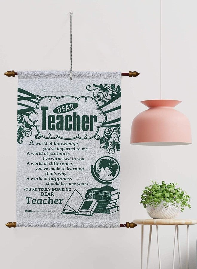 Natali Traders Teacher's Day Gift for Teacher - Teacher Scroll Card - Birthday Gift for Teacher - Farewell Gift for Teachers - Teacher's Day Special - Image 4